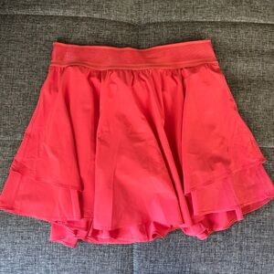 Lululemon Court Rival High Rise Skirt (Long) in Pale Raspberry